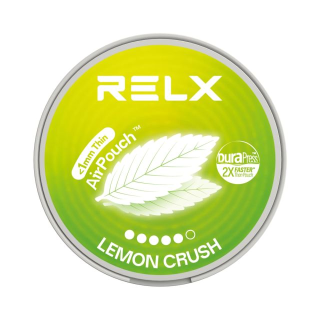 RELX-Nicotine AirPouch-20pcs-Lemon Crush-14mg-SWE
