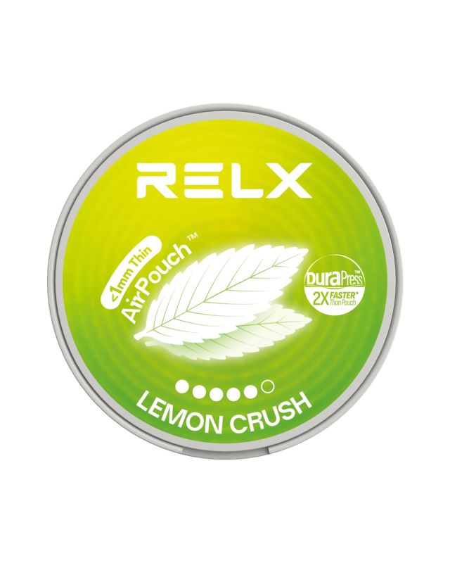 RELX-Nicotine AirPouch-20pcs-Lemon Crush-14mg-SWE