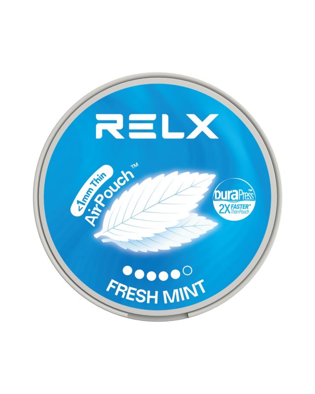 RELX-Nicotine AirPouch-20pcs-Fresh Mint-14mg-SWE