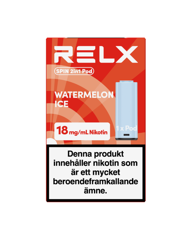 RELX-SPIN 2in1 Pod-1 Pod-Watermelon Ice-18mg/ml-SWE